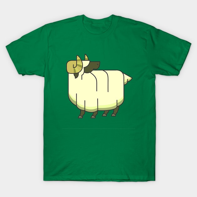 Sheep cartoon T-Shirt by obmik